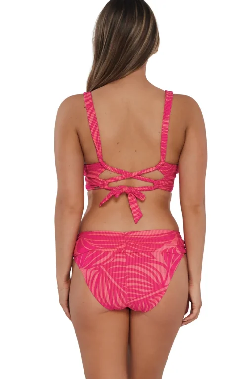 Sunsets Blushing Palms Sandbar Rib Elsie Top< Plus Size | Underwire