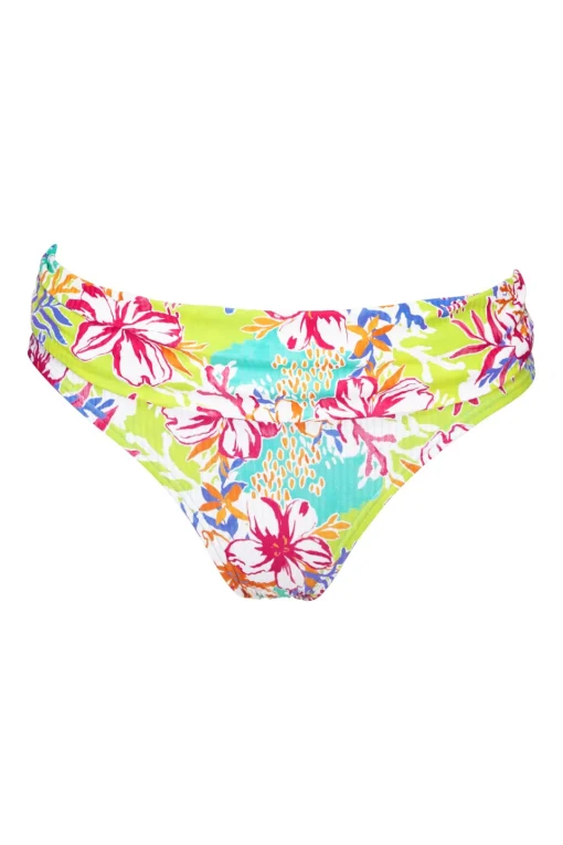 Sunsets Botanical Bliss Sandbar Rib Unforgettable Bottom< Plus Size | Bikini Bottoms