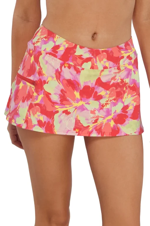 Sunsets Butterfly Beach Sporty Swim Skirt< Plus Size
