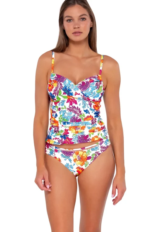 Sunsets Camilla Flora Simone Tankini Top< Wire-Free | Tankinis
