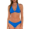 Sunsets Electric Blue Faith Halter Top< Wire-Free | Bikini Tops