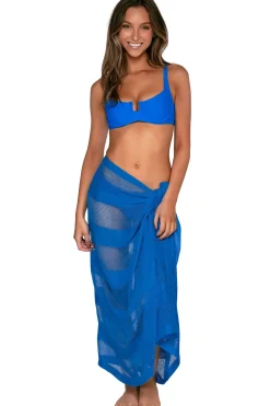 Sunsets Electric Blue Paradise Pareo< Cover-Ups