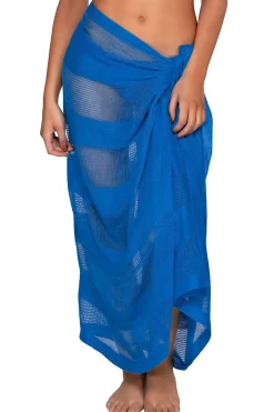 Sunsets Electric Blue Paradise Pareo< Cover-Ups