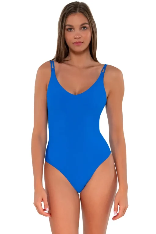 Sunsets Electric Blue Veronica One Piece< Classic