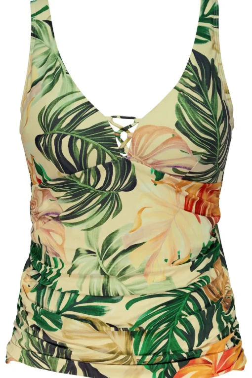 Sunsets Escape Amber Oasis Emerson Tankini Top< Plus Size | Underwire