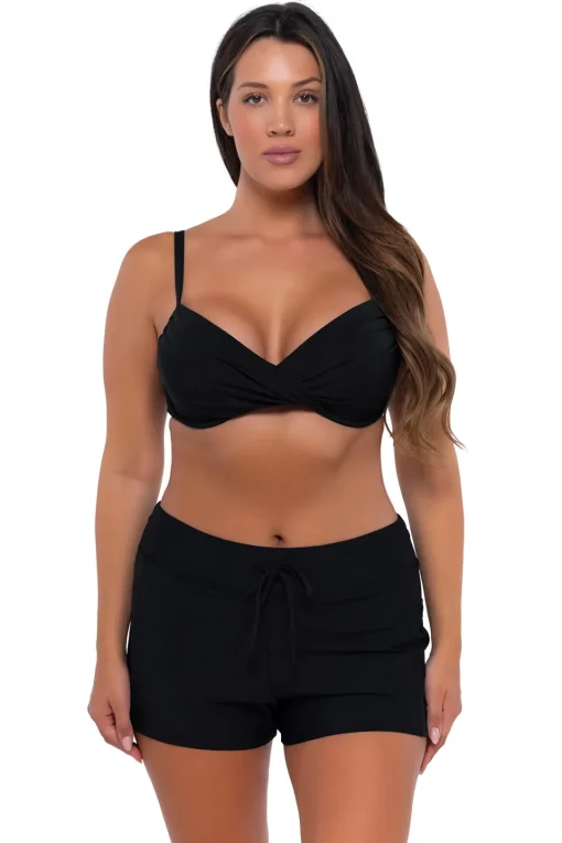 Sunsets Escape Black Laguna Swim Short< Swim Shorts