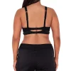Sunsets Escape Black Seagrass Texture Laguna Swim Short< Plus Size