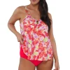 Sunsets Escape Butterfly Beach Sadie Tankini Top< Plus Size | Wire-Free