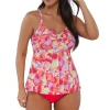 Sunsets Escape Butterfly Beach Tori Tankini Top< Plus Size | Wire-Free