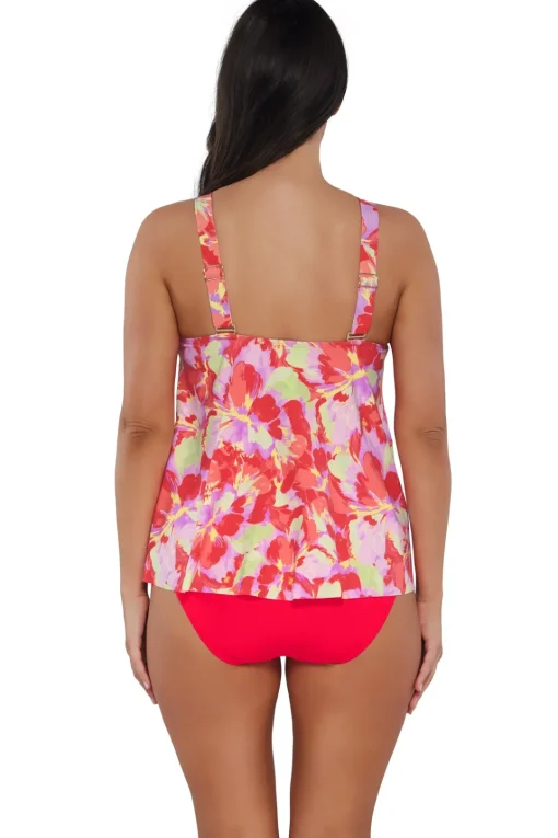 Sunsets Escape Butterfly Beach Sadie Tankini Top< Plus Size | Wire-Free