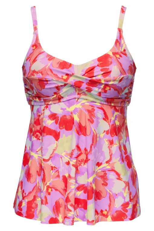 Sunsets Escape Butterfly Beach Tori Tankini Top< Plus Size | Wire-Free
