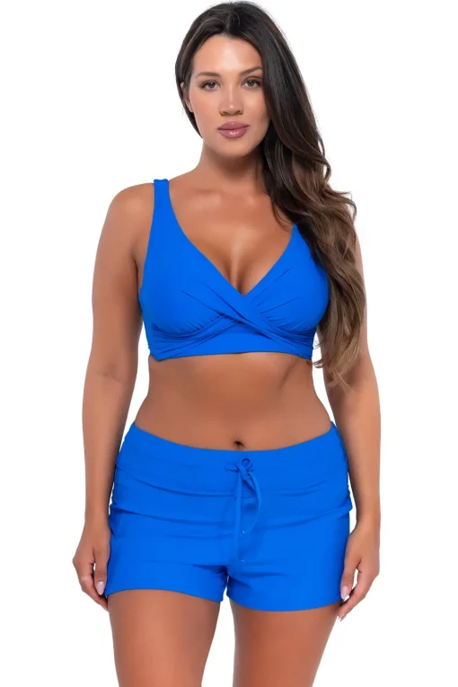 Sunsets Escape Electric Blue Laguna Swim Short< Swim Shorts