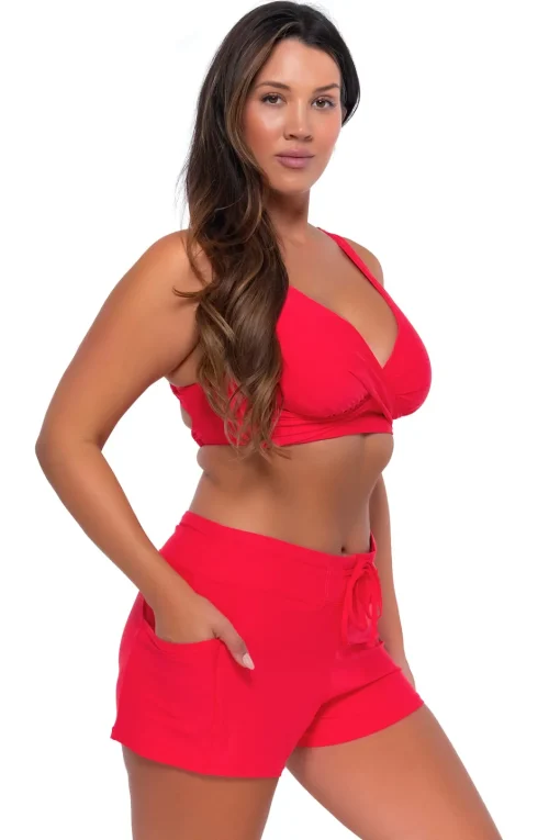 Sunsets Escape Geranium Laguna Swim Short< Swim Shorts