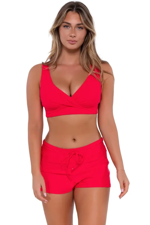Sunsets Escape Geranium Laguna Swim Short< Swim Shorts
