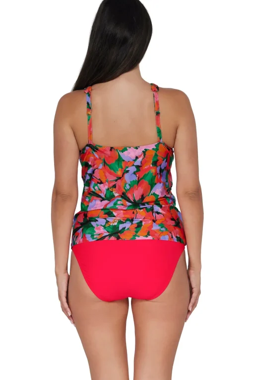 Sunsets Escape Hummingbird Cove Emerson Tankini Top< Plus Size | Underwire