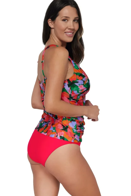 Sunsets Escape Hummingbird Cove Emerson Tankini Top< Plus Size | Underwire
