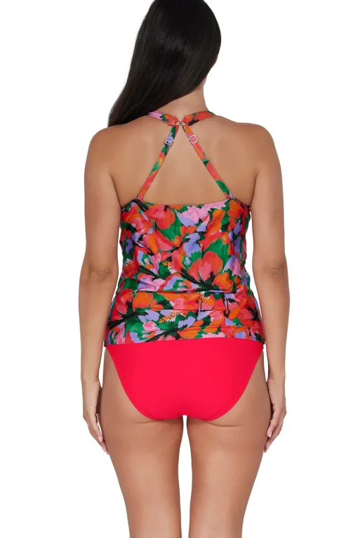 Sunsets Escape Hummingbird Cove Emerson Tankini Top< Plus Size | Underwire