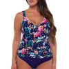 Sunsets Escape Island Getaway Emerson Tankini Top< Plus Size | Underwire