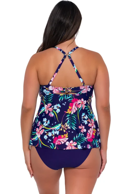 Sunsets Escape Island Getaway Tori Tankini Top< Plus Size | Wire-Free
