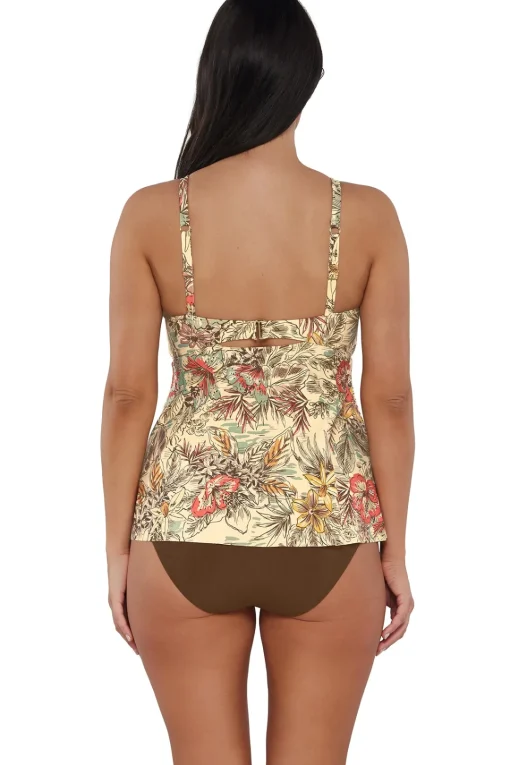 Sunsets Escape Island Spice Tori Tankini Top< Plus Size | Wire-Free