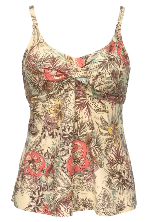 Sunsets Escape Island Spice Tori Tankini Top< Plus Size | Wire-Free