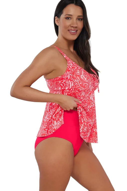 Sunsets Escape Majorca Marin Tankini Top< Plus Size | Underwire