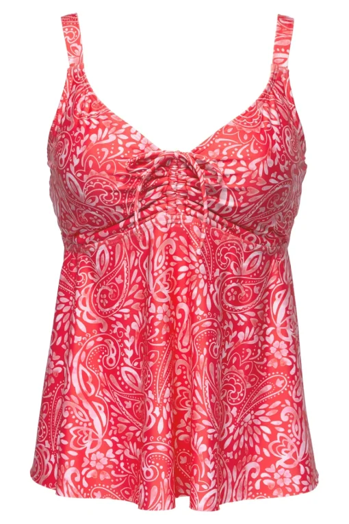 Sunsets Escape Majorca Marin Tankini Top< Plus Size | Underwire