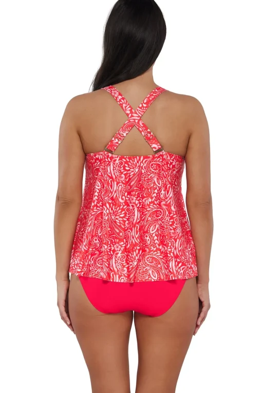 Sunsets Escape Majorca Sadie Tankini Top< Plus Size | Wire-Free