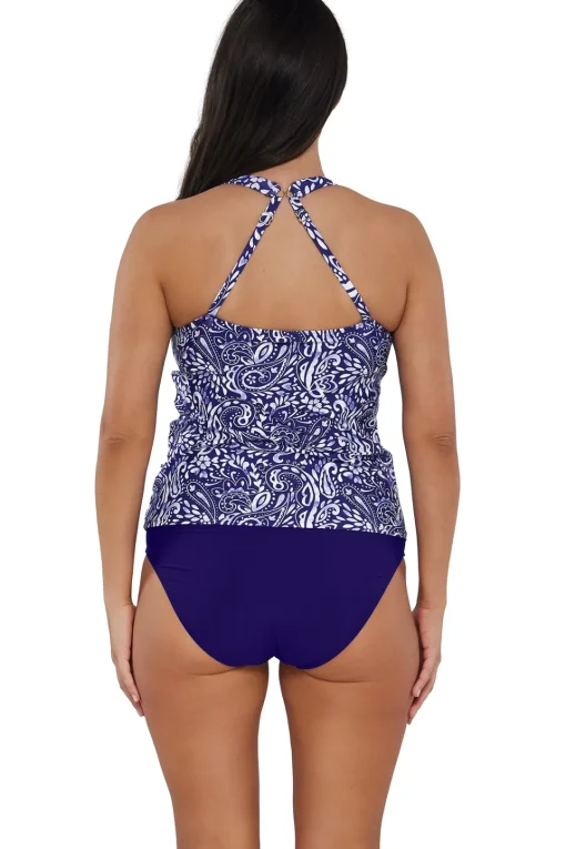 Sunsets Escape Marina Emerson Tankini Top< Plus Size | Underwire
