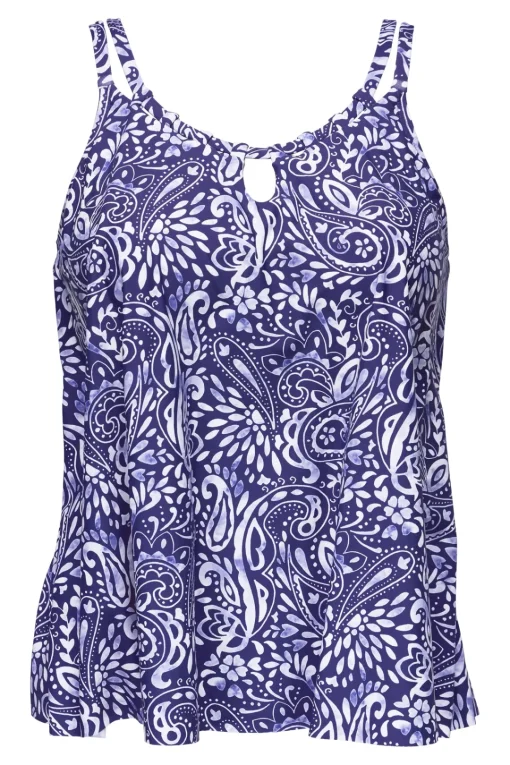 Sunsets Escape Marina Sadie Tankini Top< Plus Size | Wire-Free