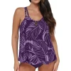 Sunsets Escape Mystic Palms Sadie Tankini Top< Plus Size | Wire-Free