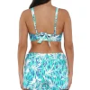 Sunsets Escape Sea Breeze Sandbar Rib Laguna Swim Short< Plus Size