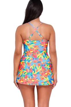 Sunsets Escape Shoreline Petals Sienna Swim Dress< Swim Dress