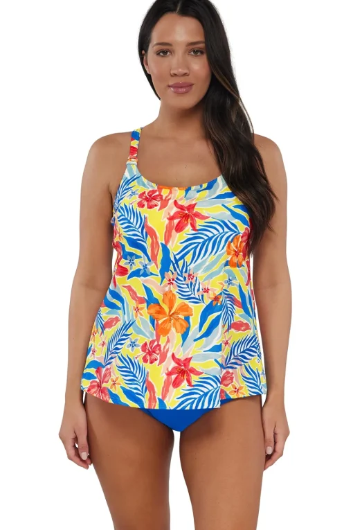 Sunsets Escape Suncatcher Jenna Tankini Top< Tankinis