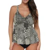Sunsets Escape Venice Seagrass Texture Marin Tankini Top< Plus Size | Underwire