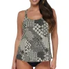 Sunsets Escape Venice Seagrass Texture Jenna Tankini Top< Tankinis