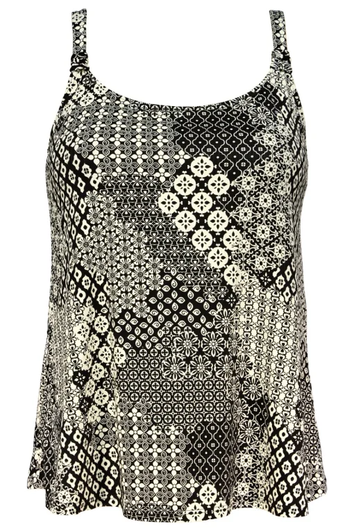 Sunsets Escape Venice Seagrass Texture Jenna Tankini Top< Tankinis