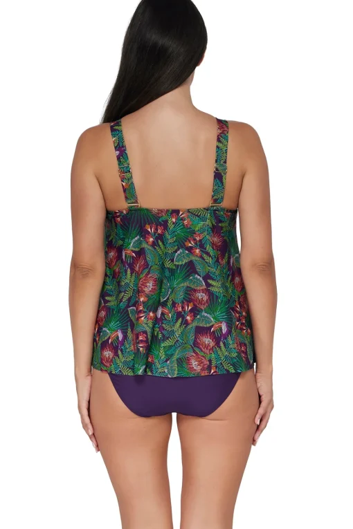 Sunsets Escape Welcome To Rio Sadie Tankini Top< Plus Size | Wire-Free