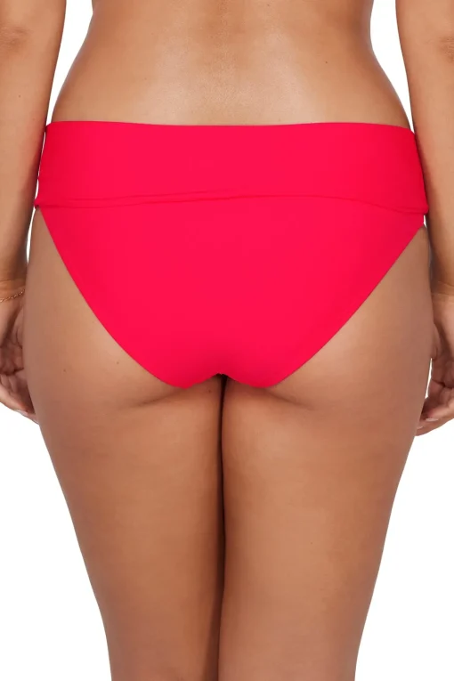 Sunsets Geranium Capri High Waist Bottom< Plus Size | Bikini Bottoms