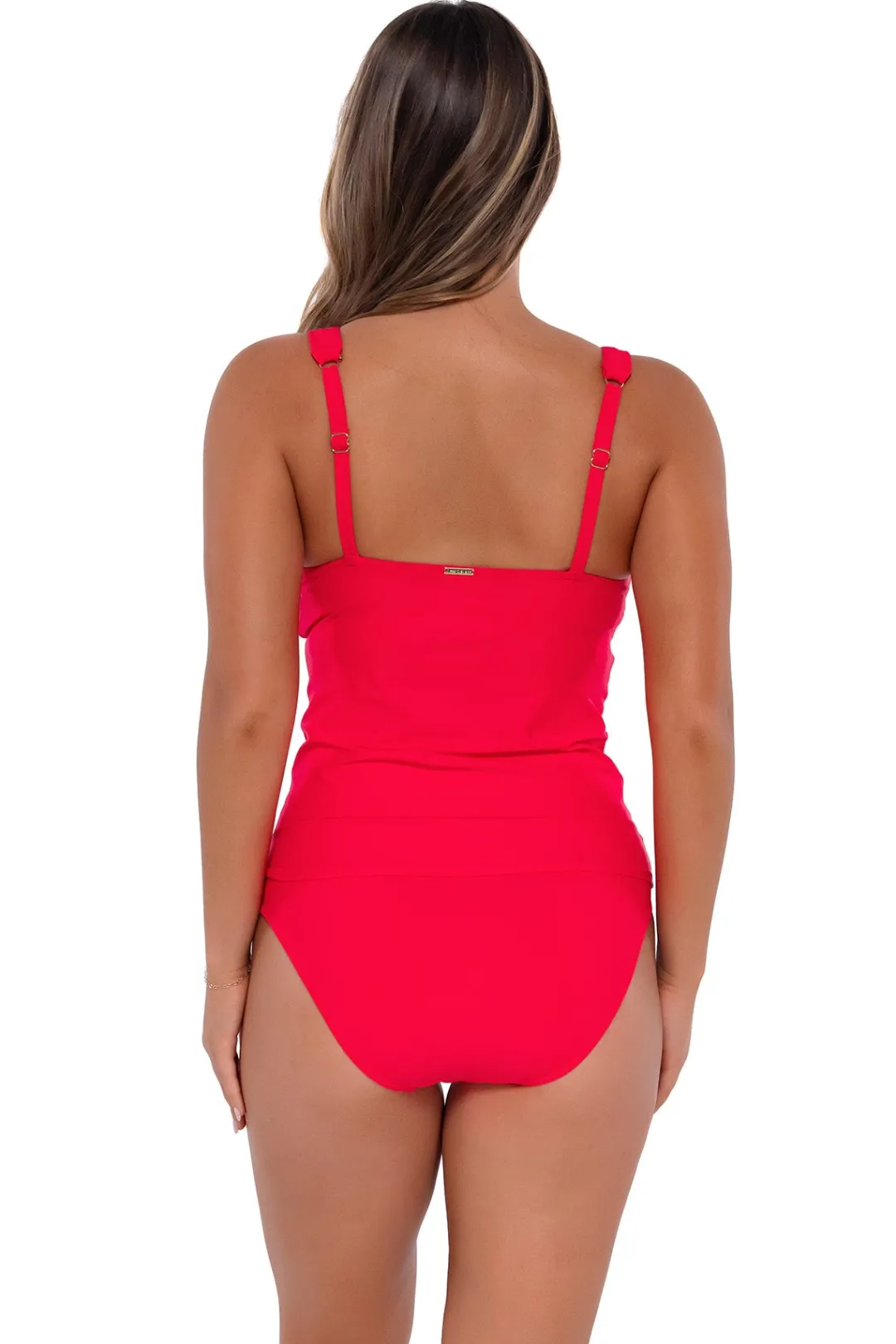Sunsets Geranium Elsie Tankini Top< Plus Size | Underwire