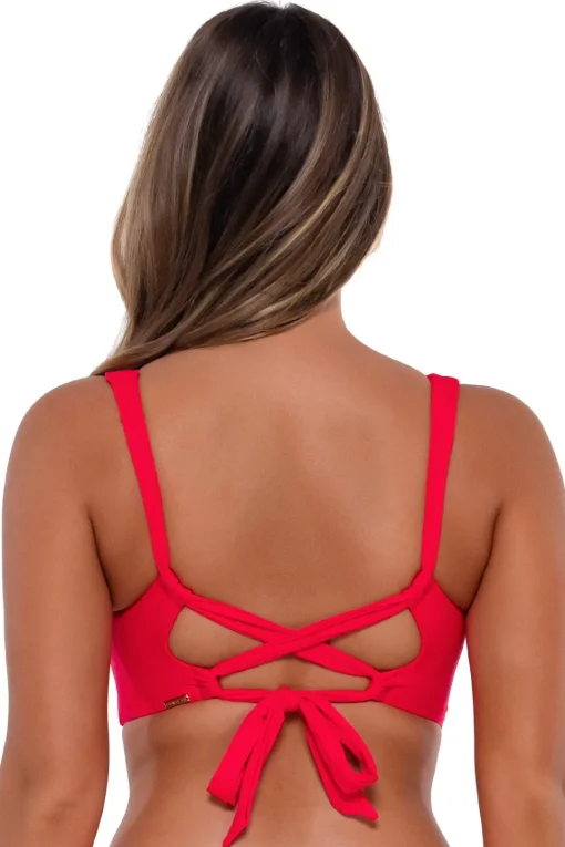 Sunsets Geranium Elsie Top< Plus Size | Bikini Tops