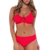 Sunsets Geranium Kauai Keyhole Top< Plus Size | Bra-Sized