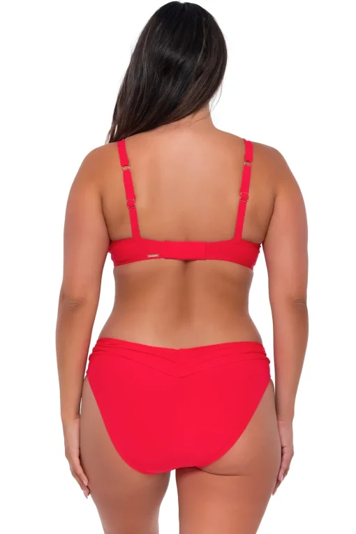 Sunsets Geranium Kauai Keyhole Top< Plus Size | Bra-Sized