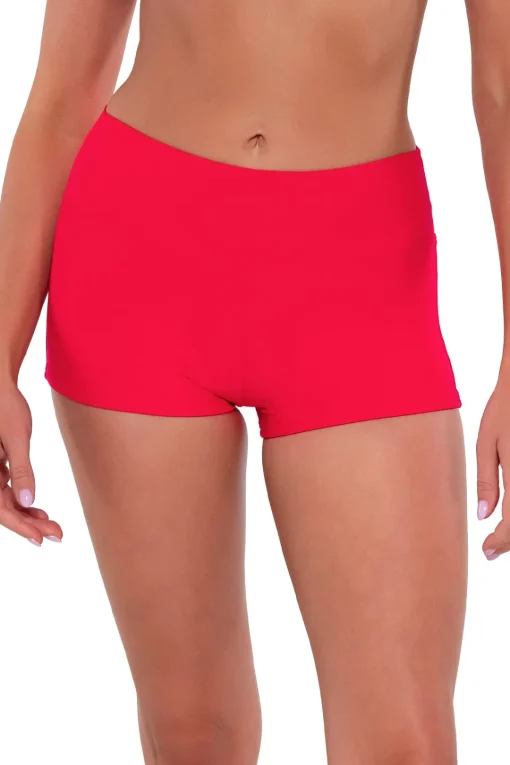 Sunsets Geranium Kinsley Swim Short< Plus Size | Swim Shorts