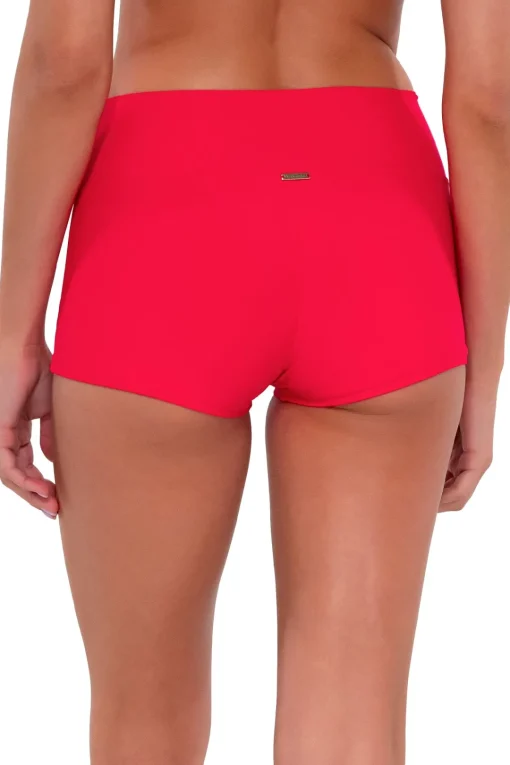 Sunsets Geranium Kinsley Swim Short< Plus Size | Swim Shorts