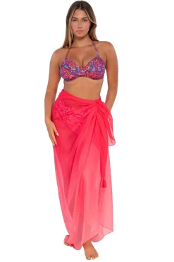 Sunsets Geranium Paradise Pareo< Cover-Ups