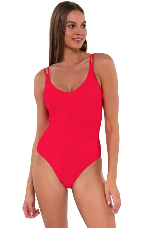 Sunsets Geranium Veronica One Piece< Classic