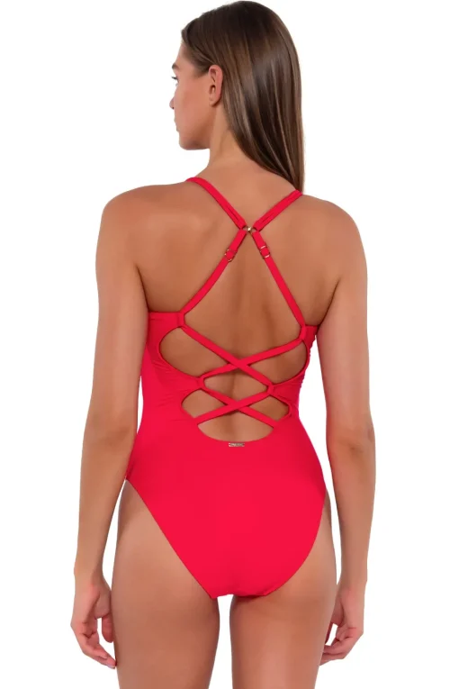 Sunsets Geranium Veronica One Piece< Classic