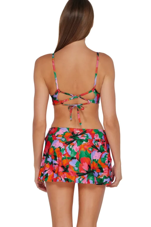 Sunsets Hummingbird Cove Sporty Swim Skirt Bottom< Plus Size
