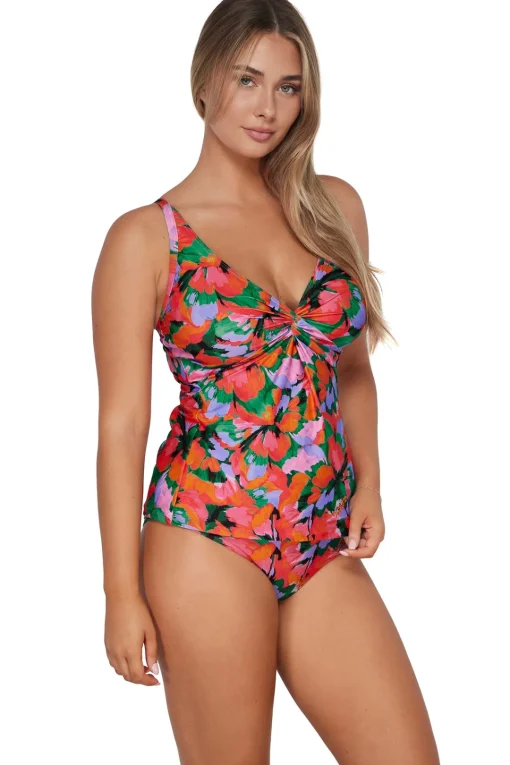 Sunsets Hummingbird Cove Forever Tankini Top< Plus Size | Bra-Sized